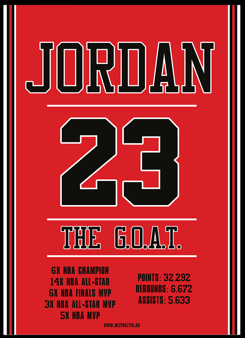 Michael Jordan mezposzter