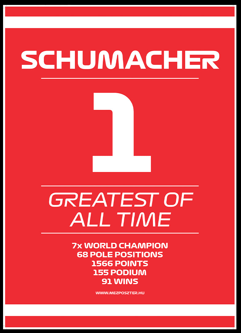 Michael Schumacher Mezposzter