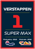 Max Verstappen Mezposzter